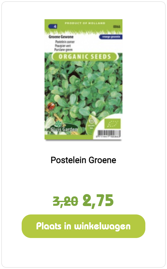 groene postelein zaden